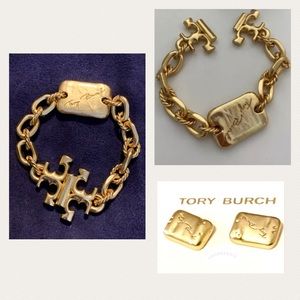JUST IN OFFER-TORY BURCH BRACELET AND EARRINGS SET PRICE FIRM